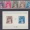 ROMANIA 1941 LP 145 LP 146 CRUCEA ROSIE SERIE + COLITA NEDANTELATA MNH