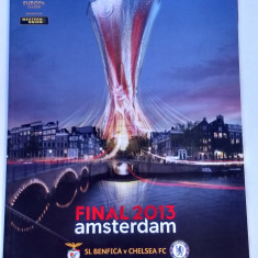 Program meci fotbal BENFICA Lisabona - CHELSEA (finala UEFA CUP 15.05.2013)