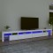 vidaXL Comodă TV cu lumini LED, alb, 290x36,5x40 cm 3152802
