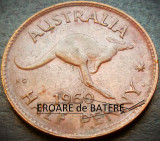 Cumpara ieftin Moneda exotica HALF PENNY - AUSTRALIA, anul 1960 * cod 4301, Australia si Oceania