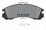 Set placute frana TEXTAR 2137001