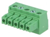 Regletă de Conexiuni Deconectabilă 3,81mm 5 Pini Dreaptă Mufă