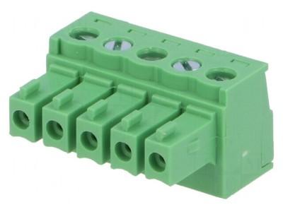 Regletă de Conexiuni Deconectabilă 3,81mm 5 Pini Dreaptă Mufă foto
