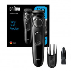 Aparat de tuns barba Braun Beard Trimmer BT3222 WetDry, buton rotativ de precizie - RESIGILAT