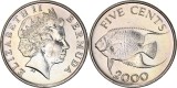 Bermuda 2000 - 5 cents UNC