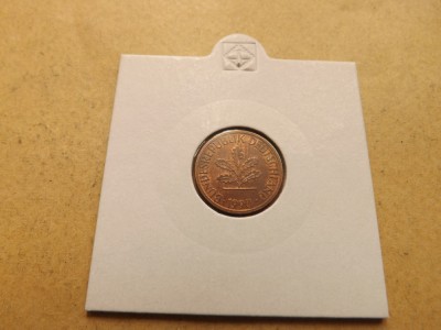 Germania 1 Pfennig 1990 G foto