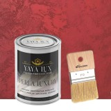 Vopsea Decorativă Perla Luxury Visiniu 2 L cu fulgi perlați&ndash;Pensulă inclusă-Toro Decor