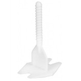 Set distantiere pentru sistem de nivelare si aliniere a placilor ceramice, LS122, alb, set 100 buc, 1 mm, Strend Pro