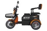 Triciclu electric persoane Blade VIVA 14 1200W, 60V 20Ah, 25 km/h, Portocaliu/Negru