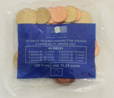 FRANTA - Euro Starter Kit 2002 ? UNC in bag foto