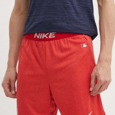 Nike pantaloni scurti Boston Red Sox barbati, culoarea rosu