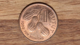 Gambia - moneda de colectie exotica comemorativa FAO - 1 butut 1974 - aUNC bronz, Africa