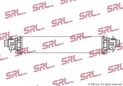 Intercooler Kia Stinger 17-, motor: 2.0 T-GDI, intrare/iesire conectare rapida, 642x135x68, SRLine, Aluminiu/ Plastic brazat, 282712CTA1 foto