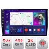 Navigatie Ford Transit 2019- varianta radio cd simplu Android Octa Core Ecran 2K QLED GPS 4G 4+32GB 360 KIT-transit-2019-a+EDT-E409-2K CarStore Techno