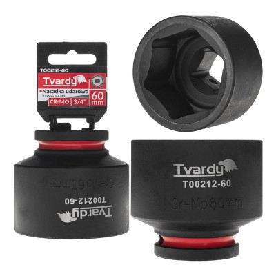 Cheie tubulara de impact 3 / 4&amp;quot;, 60 mm, Cr-Mo, Tvardy T00212-60 foto