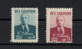 ALBANIA 1960 - Personalitati, V.I.Lenin / serie completa MNH, Nestampilat