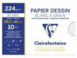 Hartie desen A3 224 g/mp 10 coli/plic Clairefontaine