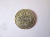 Uruguay 50 Centesimos 1943 argint