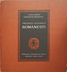 PREZENTE CULTURALE ROMANESTI-VIRGIL CANDEA, CONSTANTIN SIMIONESCU foto