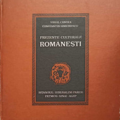 PREZENTE CULTURALE ROMANESTI-VIRGIL CANDEA, CONSTANTIN SIMIONESCU