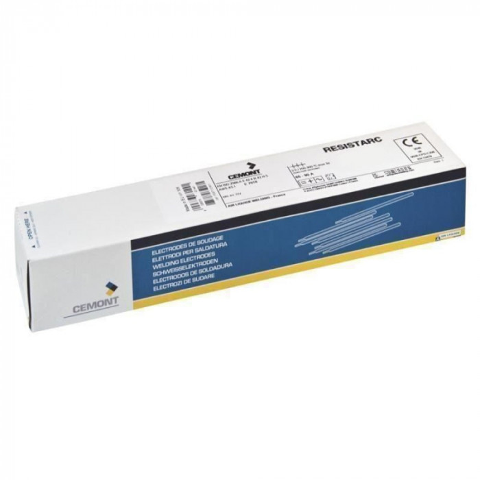 Electrozi Bazici Cemont Resistarc, 3.25x350 mm, 4 Kg, cu Pulbere de Fier in Invelis, Electrozi Sudare, Electrozi pentru Sudare, Electrozi Sudura Otel,