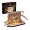 Cubic Fun - Puzzle 3D cu LED muzeul natural Balena albastra 223 piese