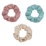 Elastice Păr, Set 3 Bucăți, Multicolor, Ribbed, Accesorii Păr Femei, Oem