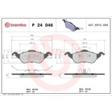 Placute frana Ford Focus I (Daw Dbw) 09.98-11.09, Focus I Box / Estate (Dnw) 08.98-03.05, Focus I Estate (Dnw) 02.99-12.07, Focus I Sedan (Dfw) 02.99, BREMBO