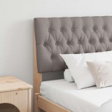 VidaXL Tăblie tapițată Gri taupe 180 cm Lemn de pin masiv 879327
