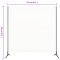 Separator de camera, alb, 175x180 cm, textil - 4