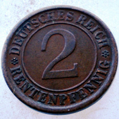 7.717 GERMANIA WEIMAR 2 RENTENPFENNIG 1924 J