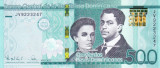 Bancnota Republica Dominicana 500 Pesos Dominicanos 2022 - P192 UNC
