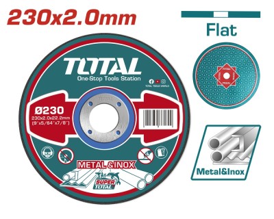 TOTAL - DISC DEBITARE METALE - 230MM PowerTool TopQuality foto