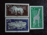 DDR-10 ANI GRADINA ZOOLOGICA BERLIN-SERIE COMPLETA-NESTAMPILATE, Nestampilat