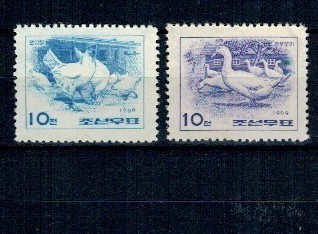 DPR Korea 1969 - Animale domestice, păsări, serie neștampilata foto