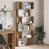 vidaXL Dulap cu cărți Artisan Stejar 80x24x192 cm Lemn prelucrat