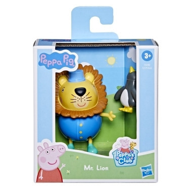 Peppa Pig Figurina prietenii amuzanti Mr Lion 7 cm foto