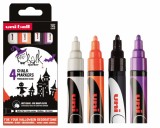 Marker cu creta lichida nepermanenta pentru activitati craft,varf mediu 1.8-2.5 mm, 4 culori set