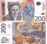SERBIA 200 dinara 2013 UNC!!!