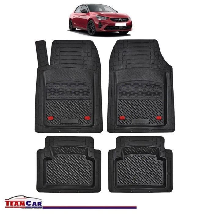 Covorașe Auto TeamCar&reg; Tip Tăviță Compatibile Opel Corsa F (2019&ndash;prezent) - Hatchback
