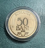 50 bani 2017 proof 10 ani aderarea uniunea europeana
