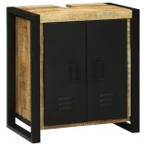 vidaXL Cabinet Chiuvetă 55x35x60 cm Lemn Solid Mango Brut