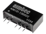 Convertor DC/DC 1W, 5V și -5V, protecție SCP - AIMTEC AM1D-1205DZ