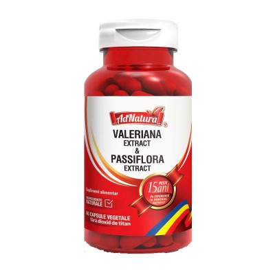 Valeriana Extract &amp;amp; Passiflora Extract 60 capsule Adserv foto