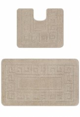 Set 2 covorase baie Ethnic 2521, Gri, Diverse Dimensiuni - 50x80 cm foto