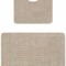 Set 2 covorase baie Ethnic 2521, Gri, Diverse Dimensiuni - 60x110
