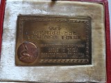 PLACHETA DE COLECTIE Campionatele de Inot 1955 RPR -RP UNGARA .NATATIE