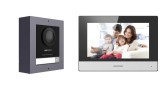 Kit videointercom IP Hikvision DS-KIS602(B), contine: DS-KD8003- IME1(B)/Surface &times; 1,
