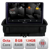 Navigatie Audi Q3 2011-2018 Android Octa Core Qualcomm 2K Qled 8+128 DTS DSP 360 4G Optical CarStore Technology