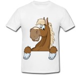 Cumpara ieftin Tricou &quot; Horse face cartoon &quot;